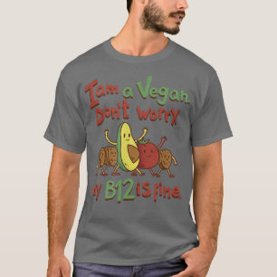 Camiseta Citação do desenho animado de Vegan