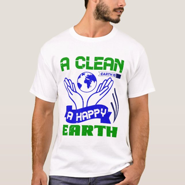 Camiseta citação do dia da Terra (Frente)