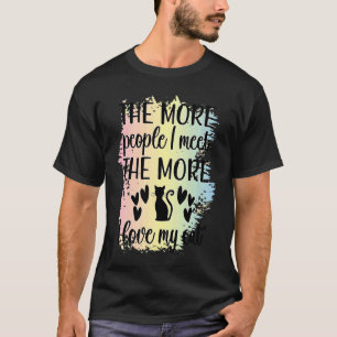 Camiseta citação do gato mulheres homens motiva citação sar