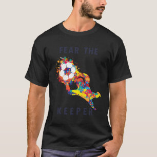 Camiseta Citação do Goalie Keeper Engraçado da Bola