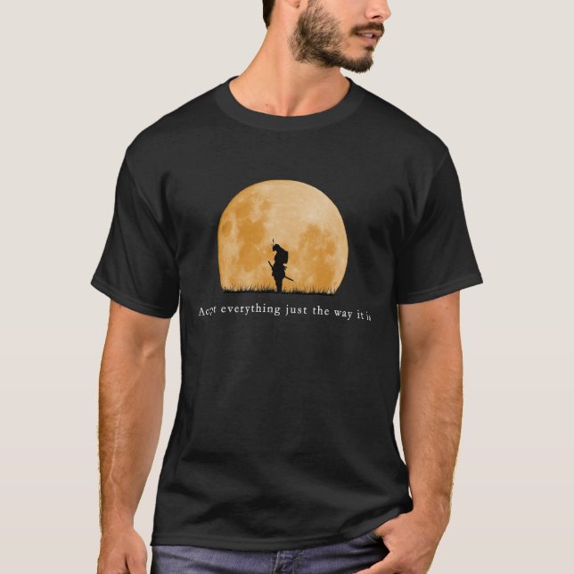 Camiseta Citação do Guerreiro Musashi Vagabond (Frente)