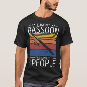 Camiseta Citação do Jogador de Basson para Orquestra Woodwi