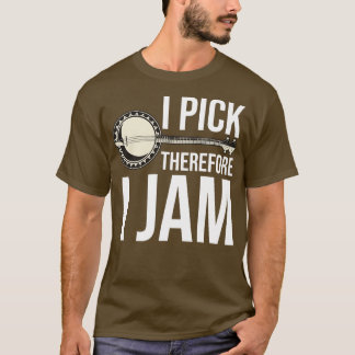 Camiseta Citação do Jogador do Banjo Engraçado