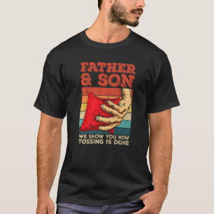 Camiseta Citação do Jogo de Saco de Tossil para um Pai de C