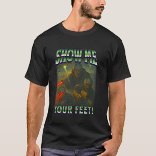Camiseta Citação do Meme de Invasão Alienígena Mostre Meus 
