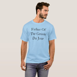 Camiseta Citação do Pai do Noivo do Dia Casamento