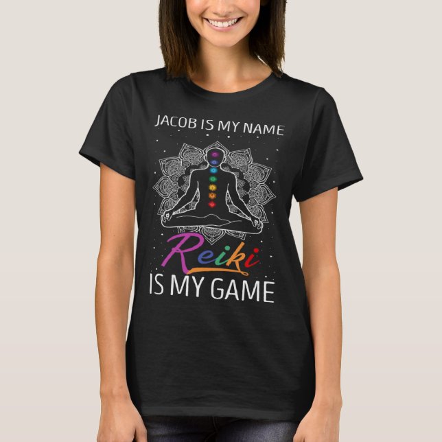 Camiseta Citação do profissional de Reiki para Lightworker  (Frente)