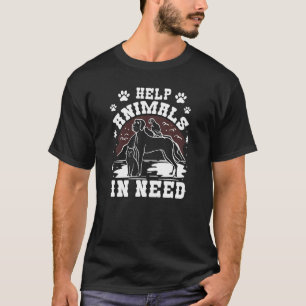 Camiseta Citação do resgate de animais de abrigo