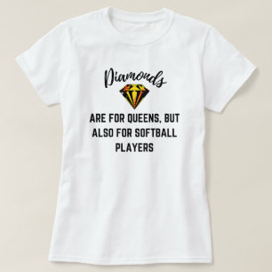 Camiseta Citação do Softball Lover Engraçado   Frações de S