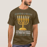 Camiseta Citação do Telefone Celular Engraçado Hanukkah Cha<br><div class="desc">Engraçado Hanukkah Chanukah Cellphone Cote.</div>