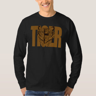 Camiseta Citação do Tigre Bonito com o Tiger Big Cat Face A