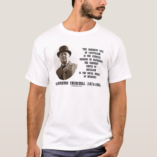 Camiseta Citação do Vice Herdado do Capitalismo (Frente)