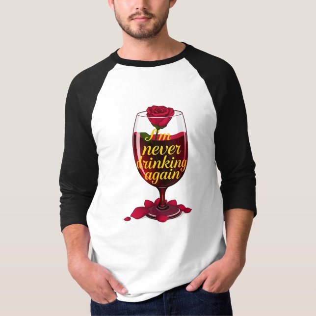 Camiseta Citação do Vinho (Frente)