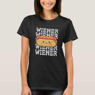 Camiseta Citação Do Wiener Para Um Hotdog