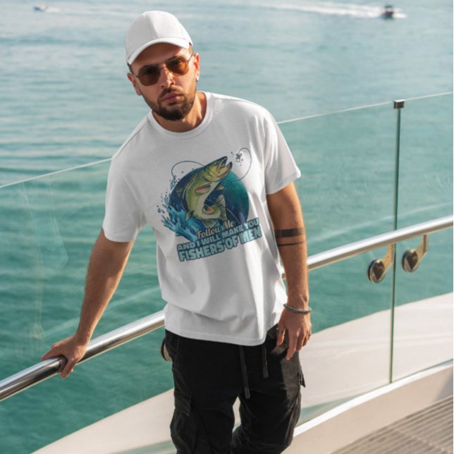 Camiseta Citação dos animais no mar de peixes (Criador carregado)