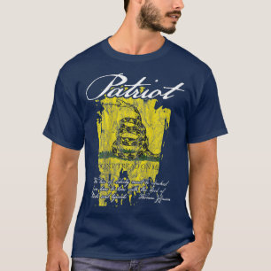 Camiseta Citação dos Pais Fundadores do Patriot Gadsden