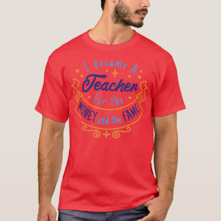 Camiseta Citação Encantada de Educação de Professores