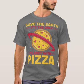 Camiseta Citação Encantada do Ativista Ambiental Pizza Love