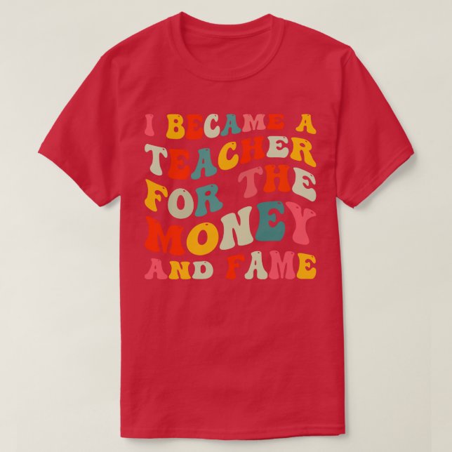Camiseta Citação Encantada do Professor (Frente do Design)