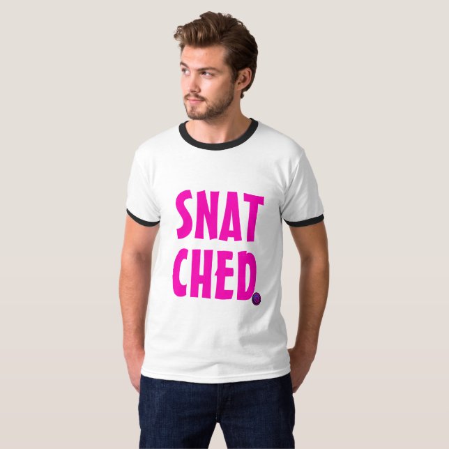 Camiseta Citação Engraçada Com Texto Rosa Quente (Frente Completa)