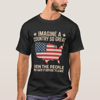 Camiseta Citação engraçada da América, ideias para o dia 4