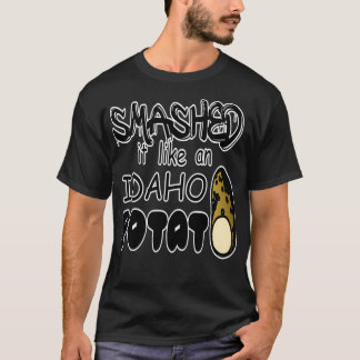 Camiseta Citação engraçada da batata Idaho
