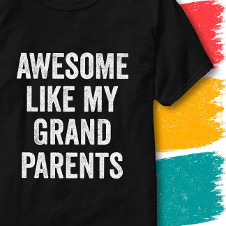 Camiseta Citação engraçada da família Incrível como meus av