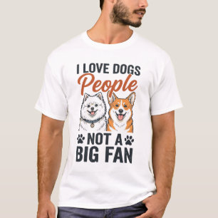 Camiseta Citação engraçada de amante de cães Vetor de grava