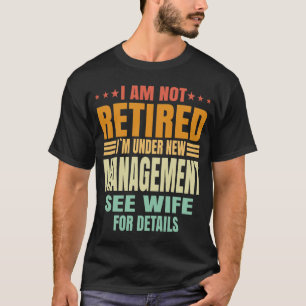 Camiseta Citação engraçada de aposentadoria vintage sob nov