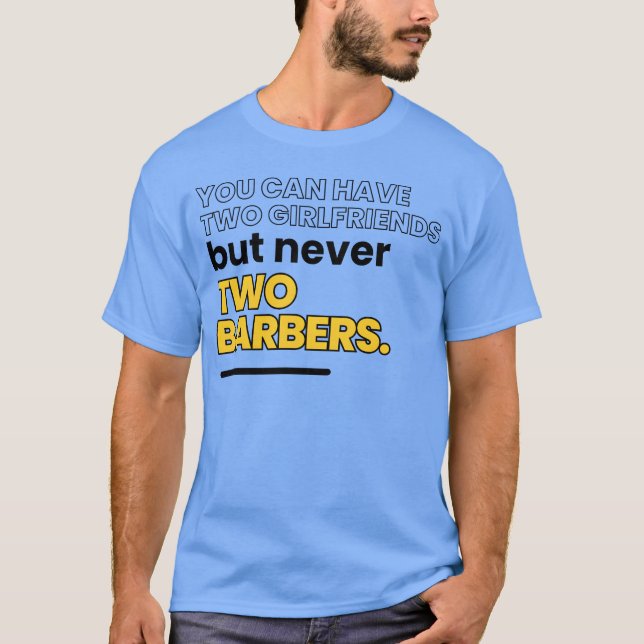 Camiseta Citação engraçada de barbeiro menino (Frente)