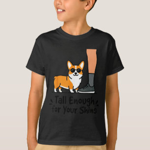 Camiseta Citação engraçada de cachorro corgi alto o suficie
