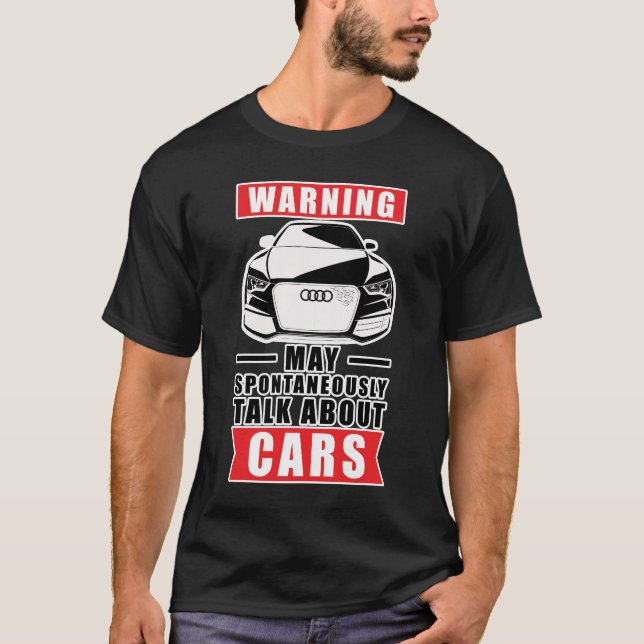 Camiseta Citação Engraçada de Carro (Frente)