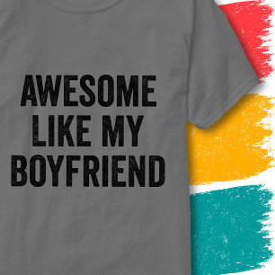 Camiseta Citação Engraçada de Casais Incríveis Como Meu Nam