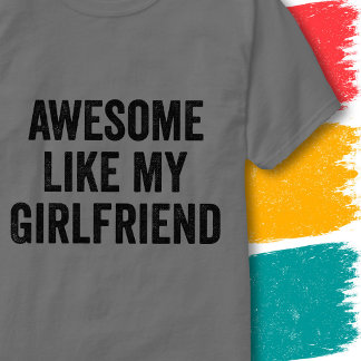 Camiseta Citação Engraçada de Casais Incríveis Como Minha N