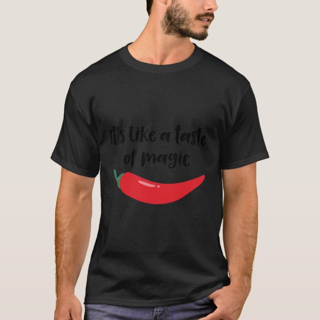 Camiseta Citação Engraçada de Comida Quente (Frente)