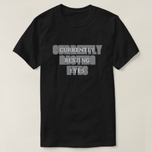 Camiseta Citação engraçada de desculpa para o trabalho - Es