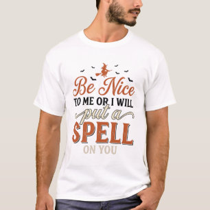 Camiseta Citação engraçada de feitiço de bruxa Design de ve