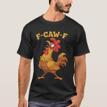 Citação engraçada de frango F-Caw-F – Meme de galo
