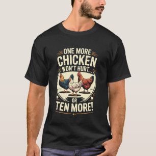 Camiseta Citação engraçada de frango para criadores de fran