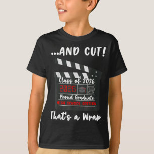 Camiseta citação engraçada de graduado da turma de 2026 alt