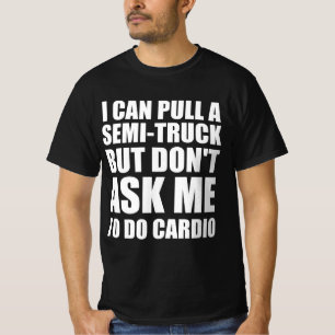Camiseta Citação engraçada de homem forte