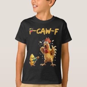 Camiseta Citação engraçada de humor de frango Galo Meme Caw