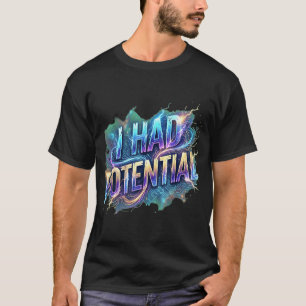 Camiseta Citação engraçada de humor retrô sarcástico eu tin