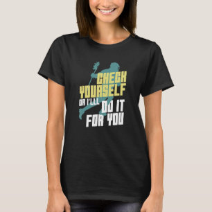 Camiseta Citação engraçada de Lacrosse mulher garota