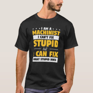 Camiseta Citação engraçada de mecânico para um operador de
