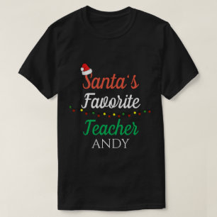 Camiseta Citação engraçada de Natal para professor personal