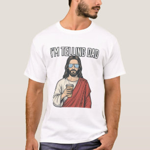 Camiseta Citação engraçada de pai cristão vintage
