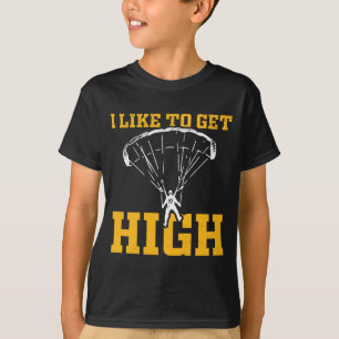 Camiseta Citação engraçada de paraquedas de paraquedista
