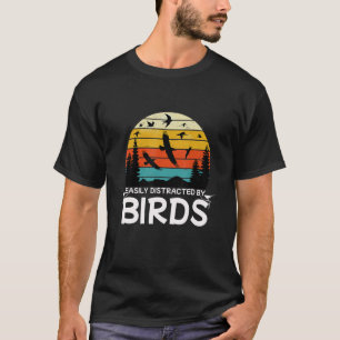 Camiseta citação engraçada de pássaro Amante de pássaros le