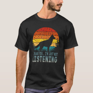 Camiseta Citação engraçada de pastor alemão amantes de cães